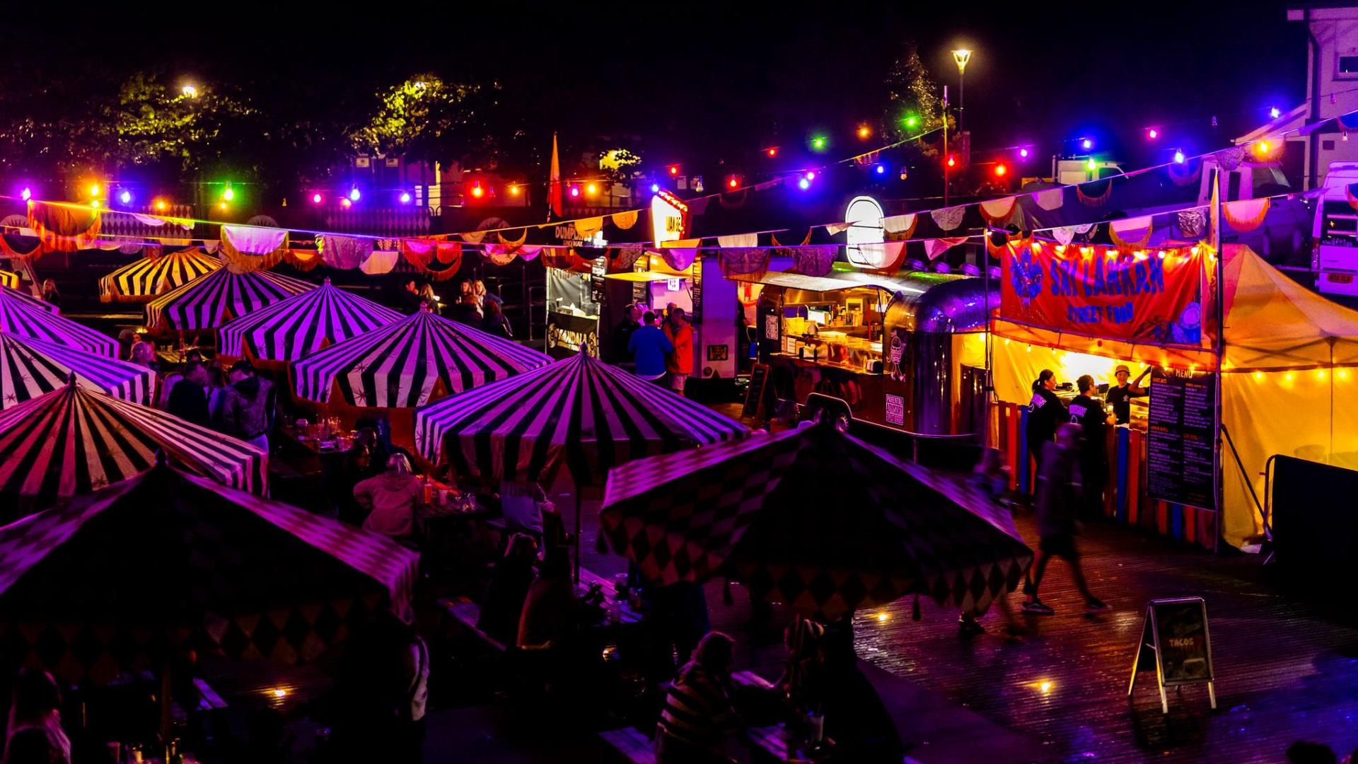 circus theme food stalls