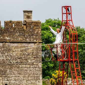 chris bullzini on high wire